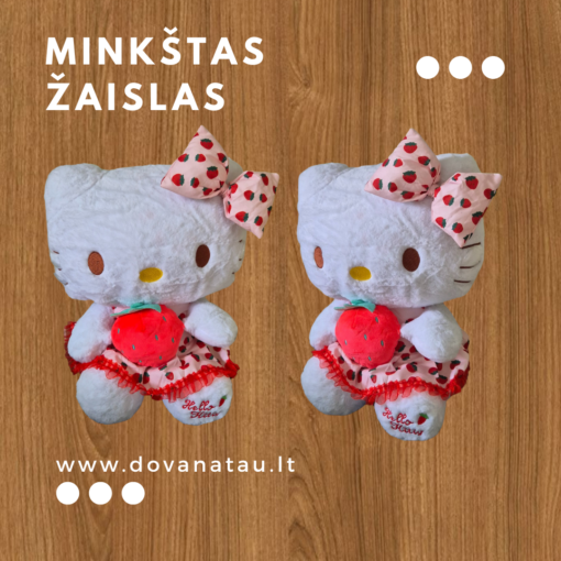 minkštas žaislas katinas