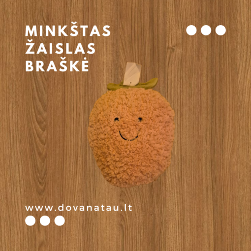 Minkštas žaislas braškė