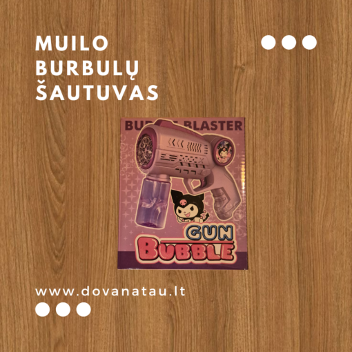 Muilo burbulų šautuvas
