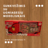 Sunkvežimis su ugniagesių modeliukais