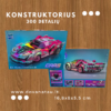 konstruktorius - 300 detalių. Puiki dovana.