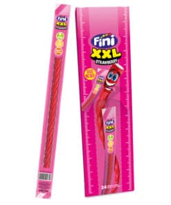 FINI XXL braškinis 30 g – didelis braškių skonio guminukas iš Ispanijos