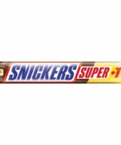 Snickers Super +1 šokoladinis batonėlis 112,5 g pakuotė