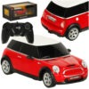 Raudonas Rastar MINI Cooper S 1:24 mastelio RC automobilis