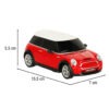 Raudonas Rastar MINI Cooper S 1:24 mastelio RC automobilis