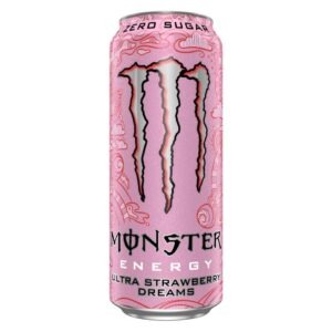 Energetinis gėrimas Monster Ultra Strawberry 500 ml skardinė
