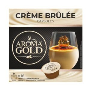 Kavos kapsulės AROMA GOLD CREME BRULEE, 256 g
