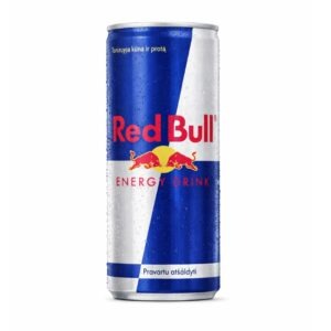 Energetinis gėrimas Red Bull 250 ml skardinė, klasikinis energinis gėrimas su kofeinu