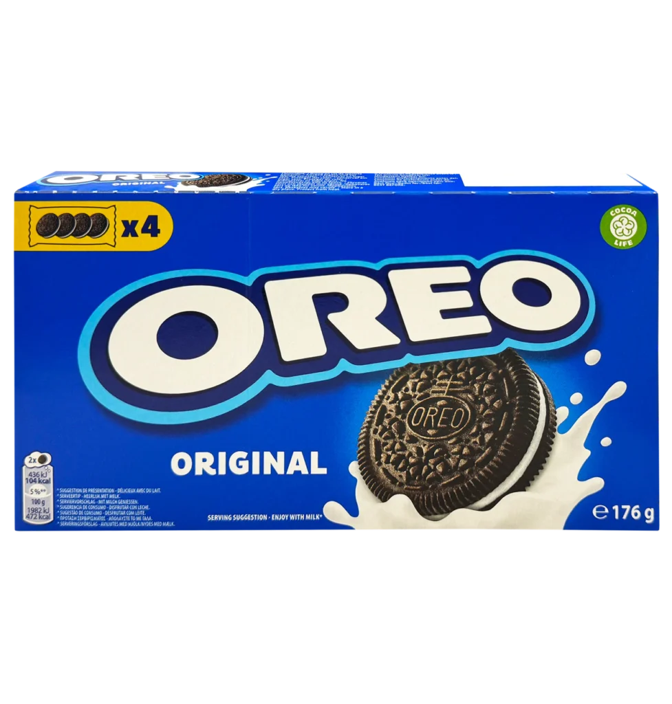 OREO šokoladiniai sausainiai su kremu, 176 g