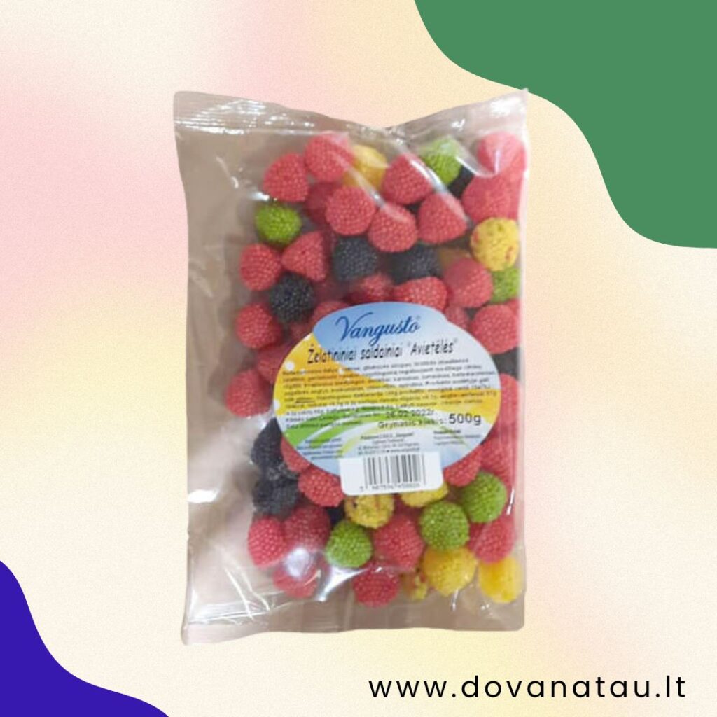 Guminukai Avietės 500g