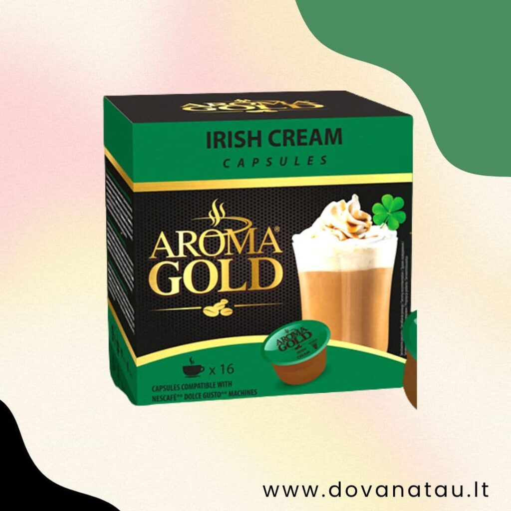 Kavos kapsulės AROMA GOLD IRISH CREAM, 256 g