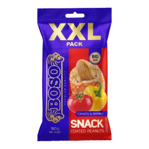 ŽEMĖS RIEŠUTAI POMIDORŲ IR PAPRIKŲ SKONIO APVALKALE, 190 G