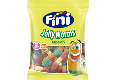 Rūgštūs guminukai FINI JELLY WORMS, 90 g