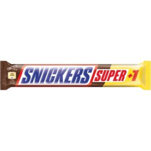 Šokoladinis batonėlis SNICKERS SUPER +1, 112,5 g