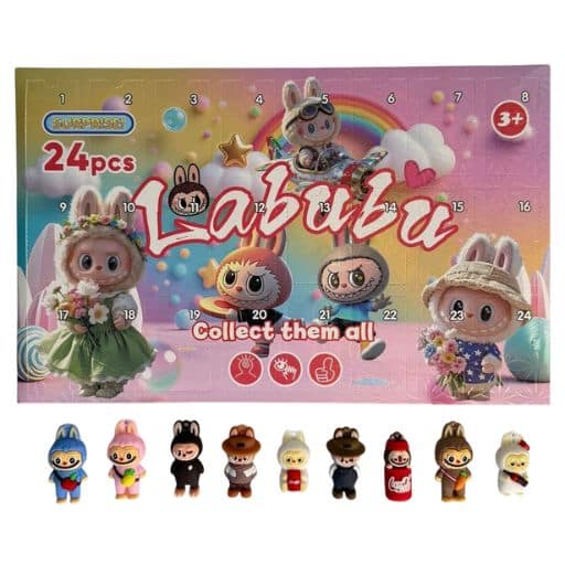 Labubu advento kalendorius – 24 dienos staigmenų!
