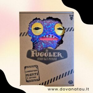 Pliušinis siaubūnas su charakteriu – dantytas monstras