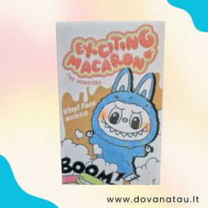 Kolekcinis Labubu žaislas – Exciting Macaroon dizainas