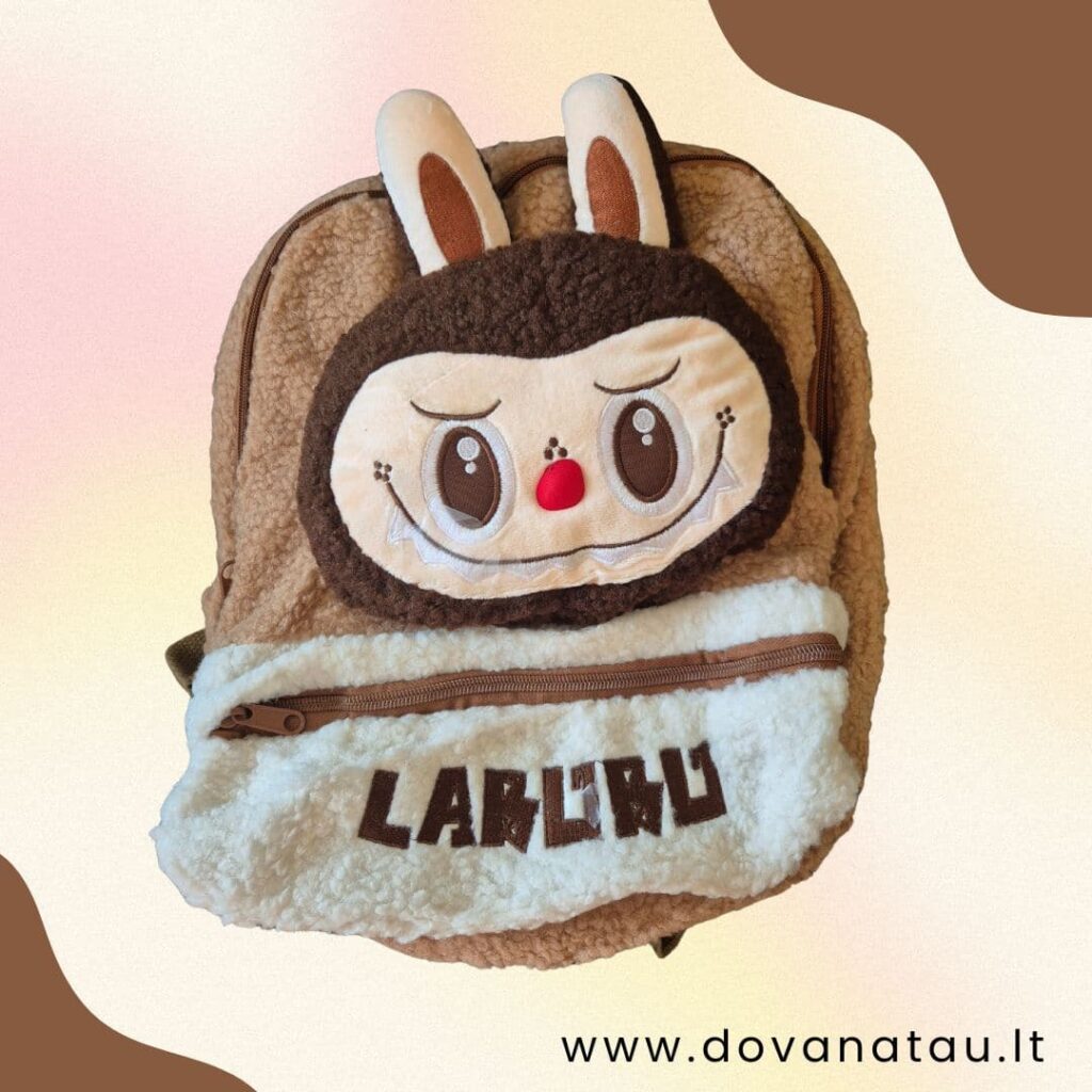 Vaikiška kuprinė su Labubu personažu