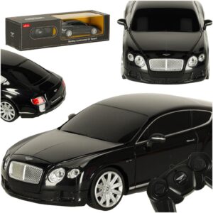Rastar 48600 Bentley Continental GT RC automobilis 1:24, juodas