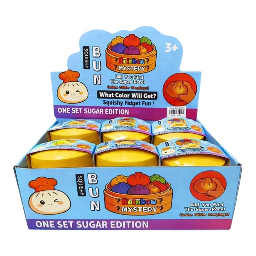 Antistresinis squishy žaislas „Dumpling“ koldūnas 8 cm