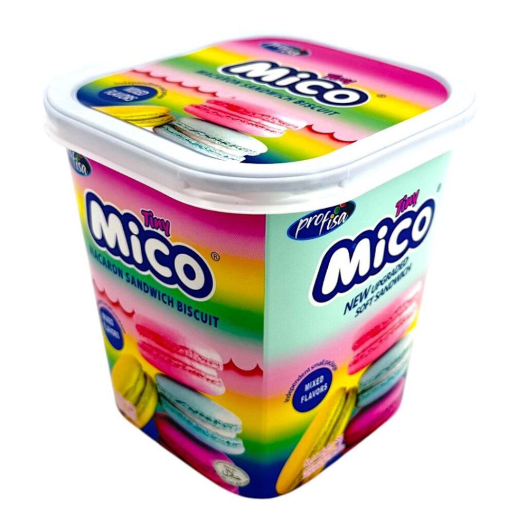 Tiny Mico Macaron mini sausainiai 88 g