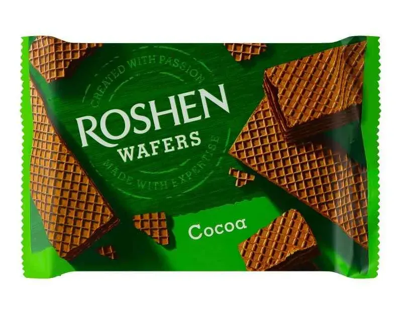 Vafliai ROSHEN su kakavos įdaru, 216 g